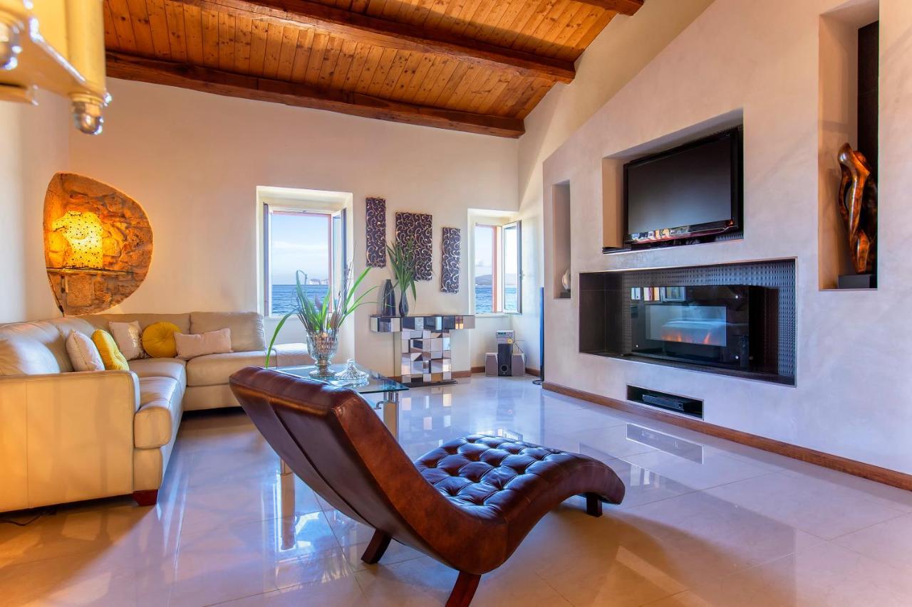 알게로 Sardinia Re - Cavour Loft Sea View 아파트 외부 사진